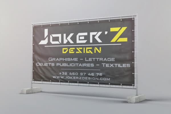 Bâche chantier Jokerz Design